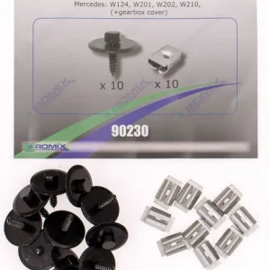 Mercedes W201 1982-1993 Spinki do osłony silnika ROMIX 90230 Kup online